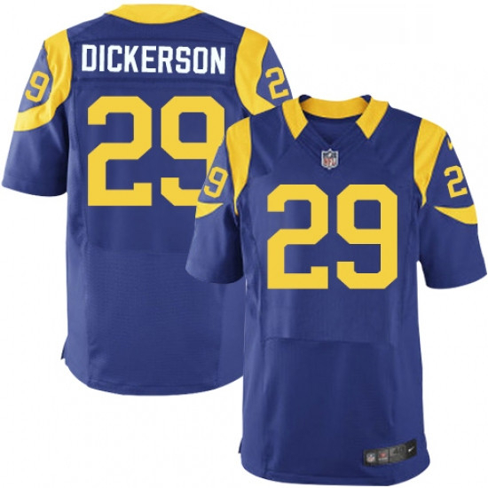 Men Nike Los Angeles Rams 29 Eric Dickerson Royal Blue Alternate Vapor Untouchable Elite Player NFL 