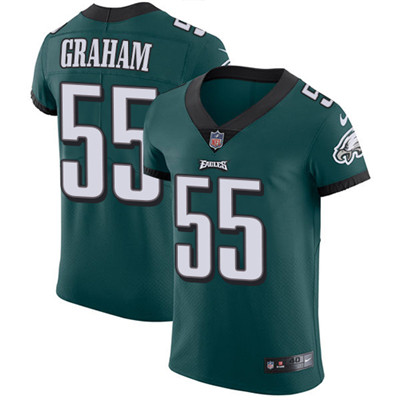 Nike Eagles #55 Brandon Graham Midnight Green Team Color Mens Stitched NFL Vapor Untouchable Elite J