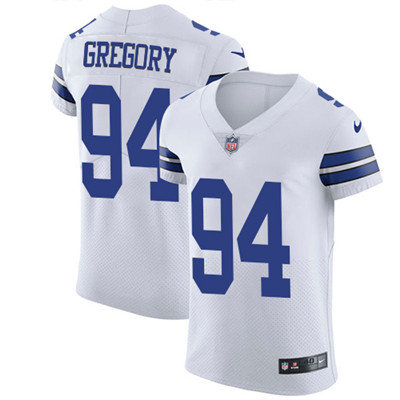 Nike Cowboys #94 Randy Gregory White Mens Stitched NFL Vapor Untouchable Elite Jersey