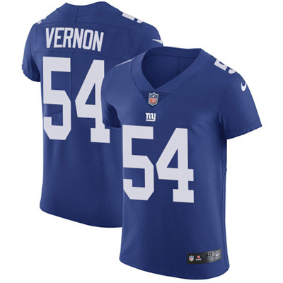 Nike Giants #54 Olivier Vernon Royal Blue Team Color Mens Stitched NFL Vapor Untouchable Elite Jerse