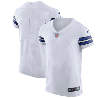 Nike Cowboys Blank White Mens Stitched NFL Vapor Untouchable Elite Jersey