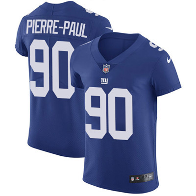 Nike Giants #90 Jason Pierre Paul Royal Blue Team Color Mens Stitched NFL Vapor Untouchable Elite Je