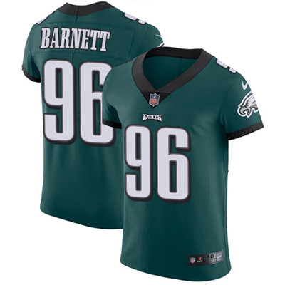 Nike Eagles #96 Derek Barnett Midnight Green Team Color Mens Stitched NFL Vapor Untouchable Elite Je