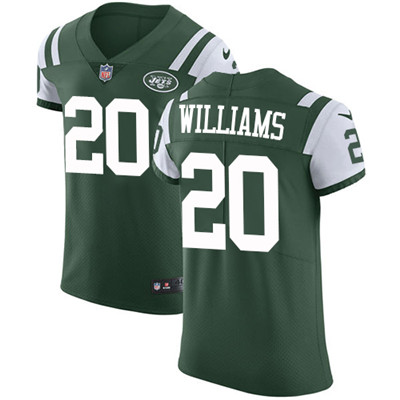 Nike Jets #20 Marcus Williams Green Team Color Mens Stitched NFL Vapor Untouchable Elite Jersey