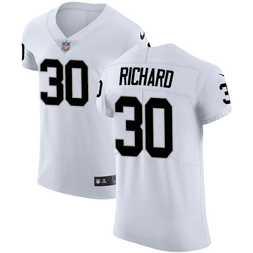 Nike Raiders #30 Jalen Richard White Mens Stitched NFL Vapor Untouchable Elite Jersey