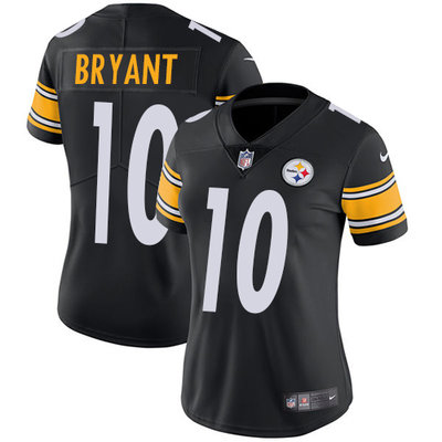 Nike Steelers #10 Martavis Bryant Black Team Color Womens Stitched NFL Vapor Untouchable Limited Jer