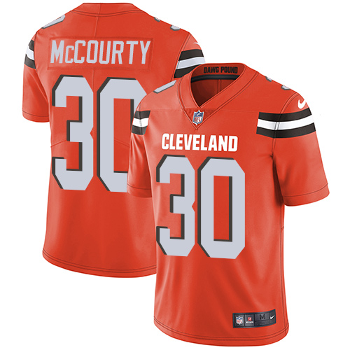 Men Nike Browns #30 Jason McCourty Orange Alternate Stitched NFL Vapor Untouchable Limited Jersey