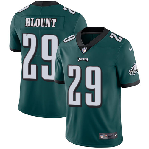 Men Nike Eagles #29 LeGarrette Blount Midnight Green Team Color Stitched NFL Vapor Untouchable Limit