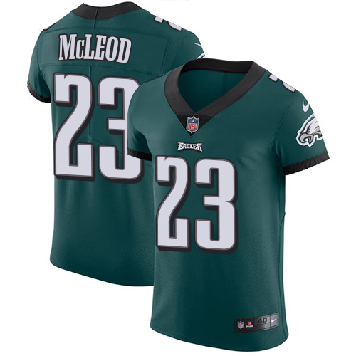 Men Nike Eagles #23 Rodney McLeod Midnight Green Team Color Stitched NFL Vapor Untouchable Elite Jer