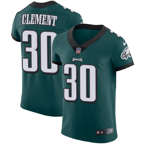 Men Nike Eagles #30 Corey Clement Midnight Green Team Color Stitched NFL Vapor Untouchable Elite Jer