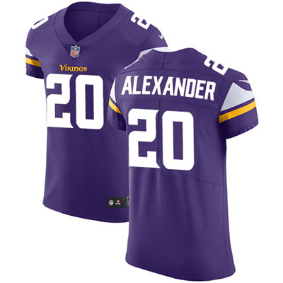 Men Nike Vikings #20 Mackensie Alexander Purple Team Color Stitched NFL Vapor Untouchable Elite Jers