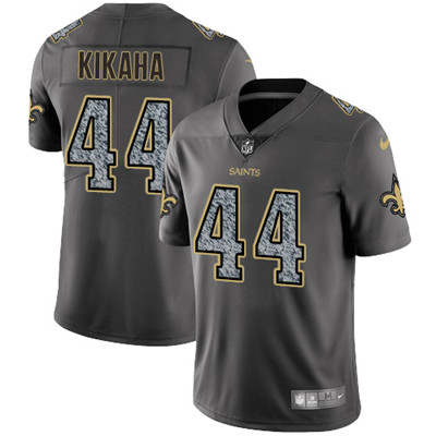 Nike Saints #44 Hau oli Kikaha Gray Static Mens NFL Vapor Untouchable Game Jersey