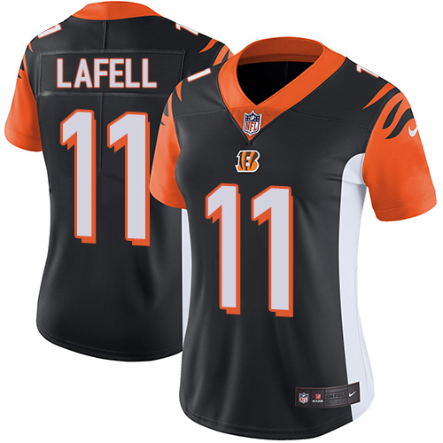 Nike Bengals #11 Brandon LaFell Black Team Color Womens Stitched NFL Vapor Untouchable Limited Jerse