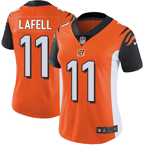 Nike Bengals #11 Brandon LaFell Orange Alternate Womens Stitched NFL Vapor Untouchable Limited Jerse