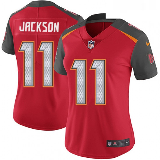 Womens Nike Tampa Bay Buccaneers 11 DeSean Jackson Elite Red Team Color NFL Jersey