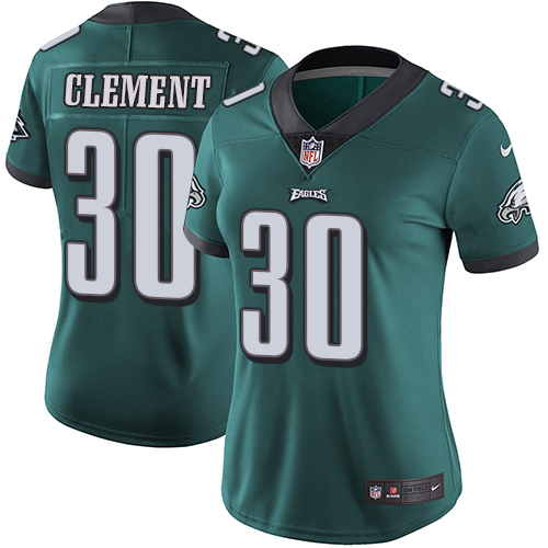 Nike Eagles #30 Corey Clement Midnight Green Team Color Womens Stitched NFL Vapor Untouchable Limite