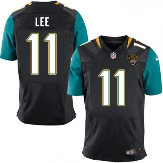 Men Nike Jacksonville Jaguars 11 Marqise Lee Black Alternate Vapor Untouchable Elite Player NFL Jers