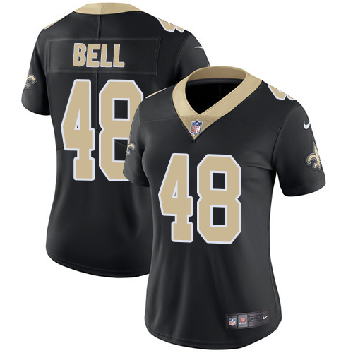 Nike Saints #48 Vonn Bell Black Team Color Womens Stitched NFL V