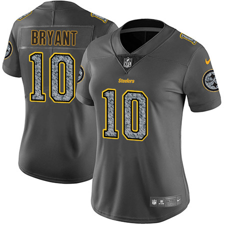 Nike Steelers #10 Martavis Bryant Gray Static Womens NFL Vapor Untouchable Game Jersey