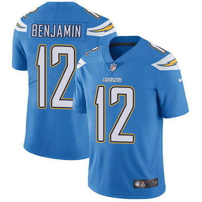 Youth Nike Chargers #12 Travis Benjamin Electric Blue Alternate Stitched NFL Vapor Untouchable Limit