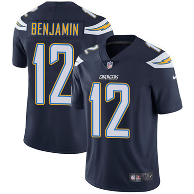 Youth Nike Chargers #12 Travis Benjamin Navy Blue Team Color Stitched NFL Vapor Untouchable Limited 