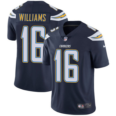 Youth Nike Chargers #16 Tyrell Williams Navy Blue Team Color Stitched NFL Vapor Untouchable Limited 