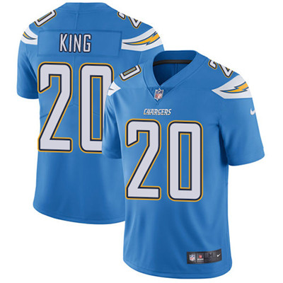 Youth Nike Chargers #20 Desmond King Electric Blue Alternate Stitched NFL Vapor Untouchable Limited 