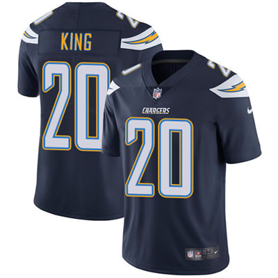 Youth Nike Chargers #20 Desmond King Navy Blue Team Color Stitched NFL Vapor Untouchable Limited Jer