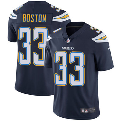 Youth Nike Chargers #33 Tre Boston Navy Blue Team Color Stitched NFL Vapor Untouchable Limited Jerse