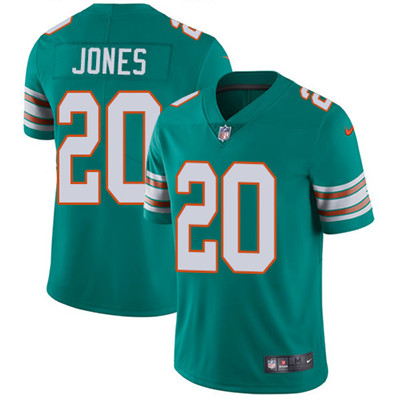 Youth Nike Dolphins #20 Reshad Jones Aqua Green Alternate Stitched NFL Vapor Untouchable Limited Jer