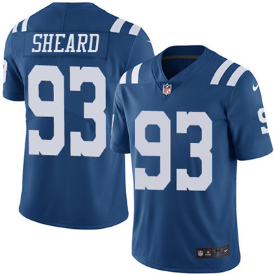 Youth Nike Colts #93 Jabaal Sheard Royal Blue Team Color Stitched NFL Vapor Untouchable Limited Jers