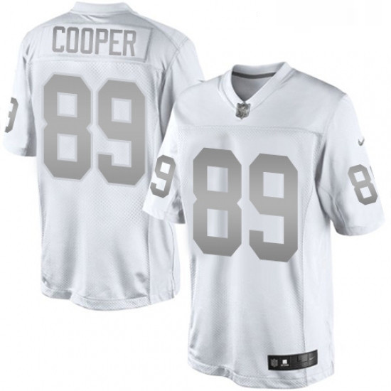 Womens Nike Oakland Raiders 89 Amari Cooper Limited White Platin