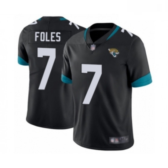 Youth Jacksonville Jaguars 7 Nick Foles Black Team Color Vapor Untouchable Limited Player Football J