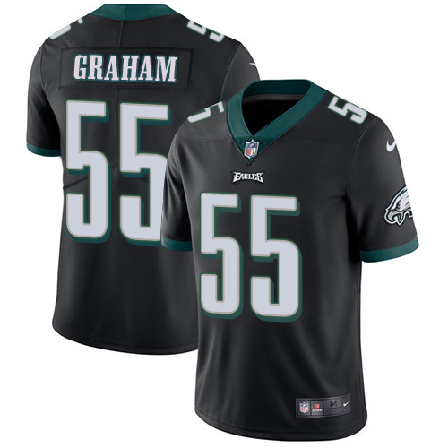 Youth Nike Eagles #55 Brandon Graham Black Alternate Stitched NFL Vapor Untouchable Limited Jersey