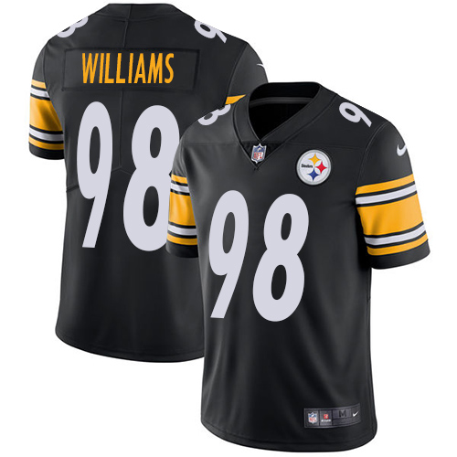 Youth Nike Steelers #98 Vince Williams Black Team Color Stitched NFL Vapor Untouchable Limited Jerse