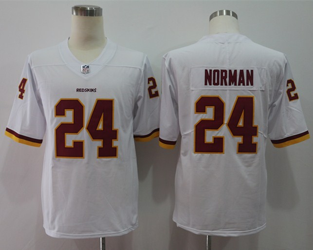 Nike Redskins 24 Josh Norman White Vapor Untouchable Player Limited Jersey