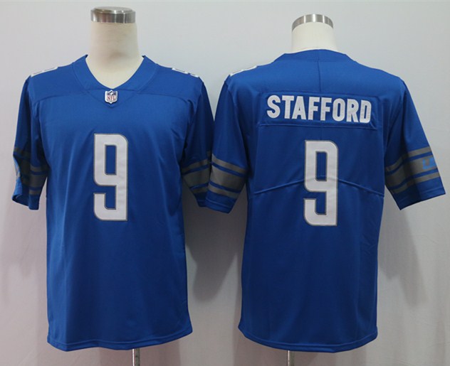 Nike Lions 9 Matthew Stafford Blue Vapor Untouchable Limited Jersey (1)