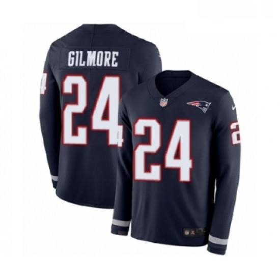 Mens Nike New England Patriots 24 Stephon Gilmore Limited Navy B