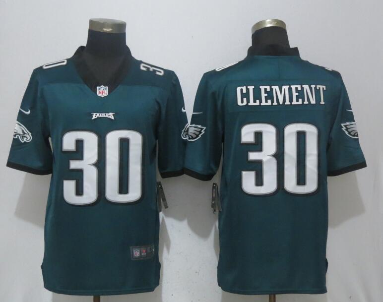 NEW Nike Philadelphia Eagles #30 Clement Green 2017 Vapor Untouchable Limited Playey Jersey