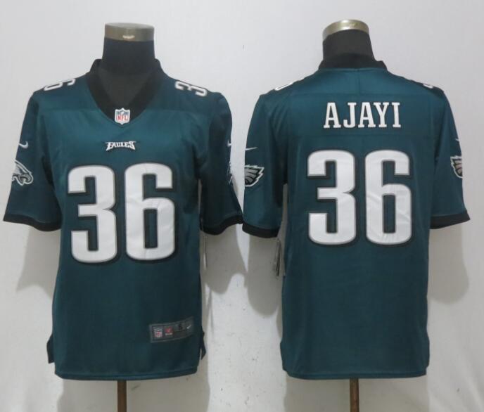 NEW Nike Philadelphia Eagles #36 Ajayi Green 2017 Vapor Untouchable Limited Playey Jersey