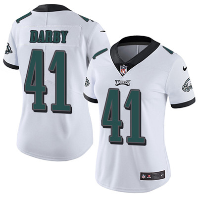 Nike Eagles #41 Ronald Darby White Womens Stitched NFL Vapor Untouchable Limited Jersey