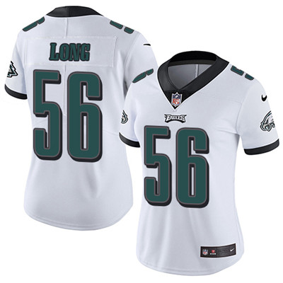 Nike Eagles #56 Chris Long White Womens Stitched NFL Vapor Untouchable Limited Jersey