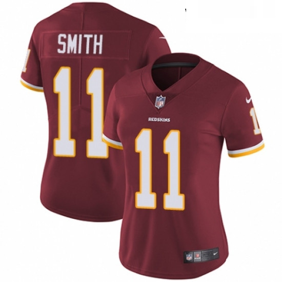 Womens Nike Washington Redskins 11 Alex Smith Burgundy Red Team Color Vapor Untouchable Elite Player