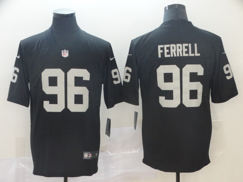 Nike Raiders 96 Clelin Ferrell Black 2019 NFL Draft First Round Pick Vapor Untouchable Limited Jerse