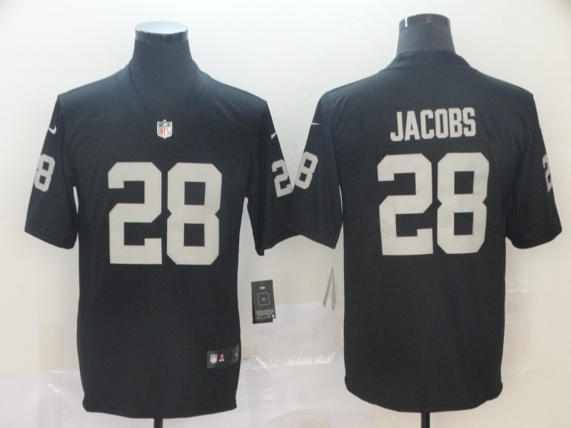 Nike Raiders 28 Josh Jacobs Black 2019 NFL Draft First Round Pick Vapor Untouchable Limited Jersey