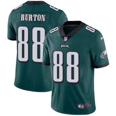 Nike Eagles #88 Trey Burton Midnight Green Team Color Youth Stitched NFL Vapor Untouchable Limited J