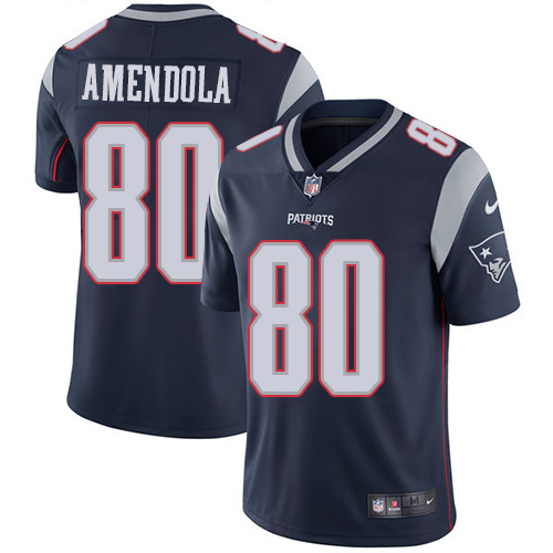 Nike Patriots #80 Danny Amendola Navy Blue Team Color Youth Stitched NFL Vapor Untouchable Limited J