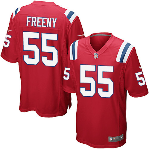 Men Nike New England Patriots #55 Jonathan Freeny Red Elite Jers