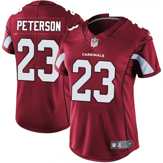 Womens Nike Arizona Cardinals 23 Adrian Peterson Red Team Color Vapor Untouchable Limited Player NFL