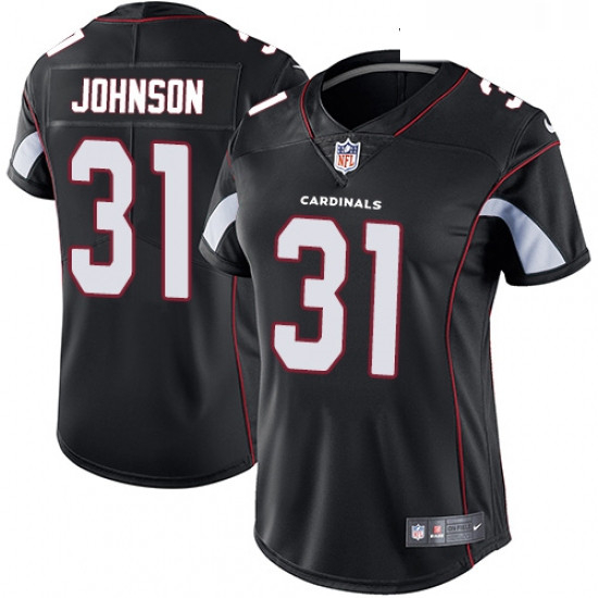 Womens Nike Arizona Cardinals 31 David Johnson Black Alternate Vapor Untouchable Limited Player NFL 